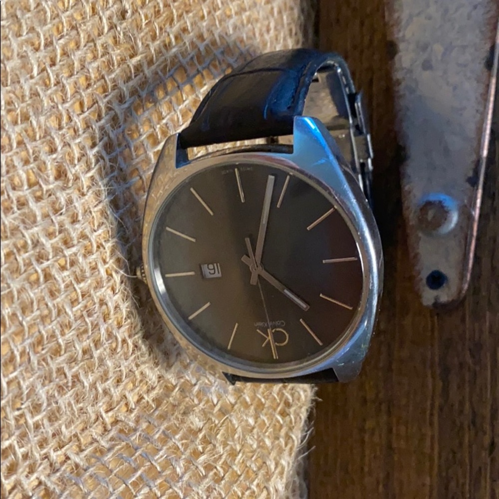 CALVIN KLEIN
Exchange Black Dial Men's Watch